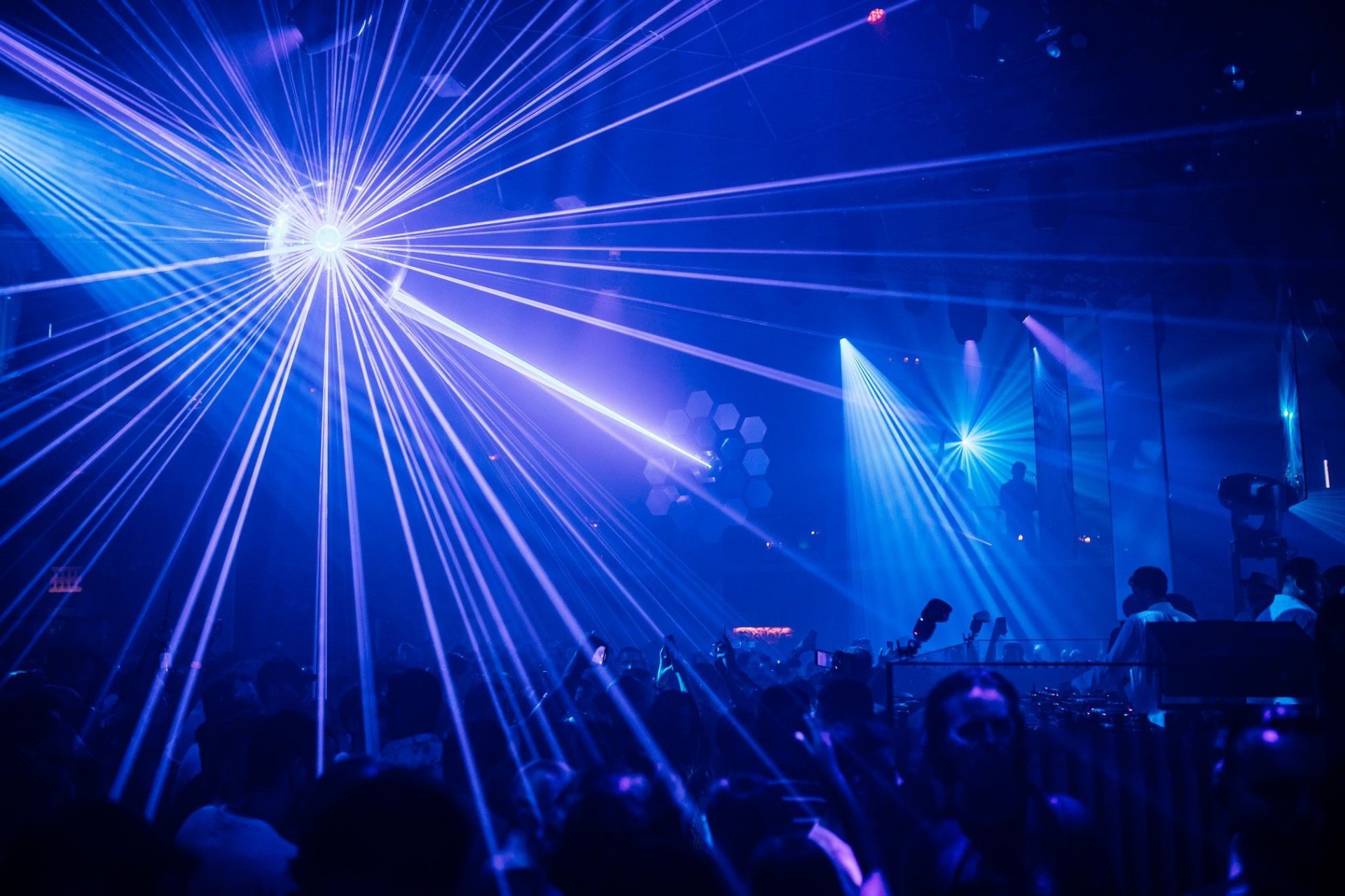 Club laser show
